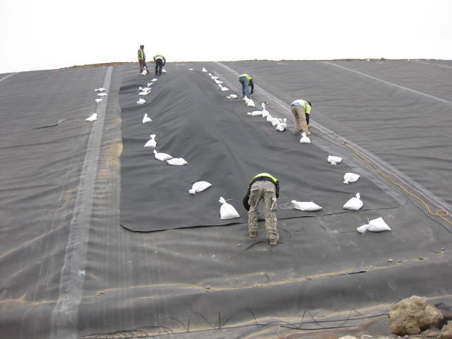Exposed Geomembrane Cover | US Ecology