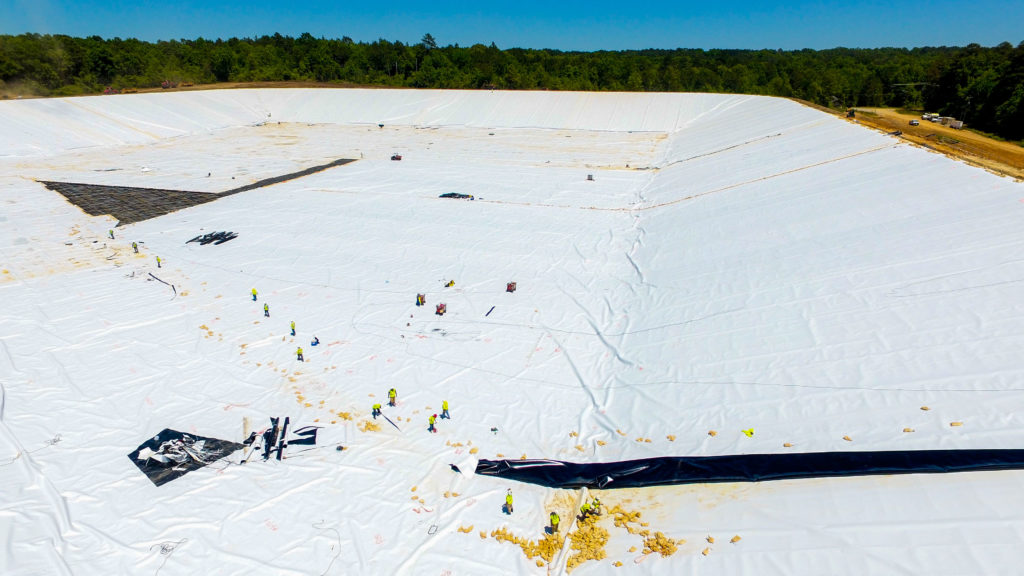 Geosynthetic Conductive Liner | Energy Transfer Partners NGL Brine Pond